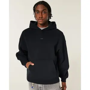 Hollister Feel Good Super Boxy Logo Hoodie