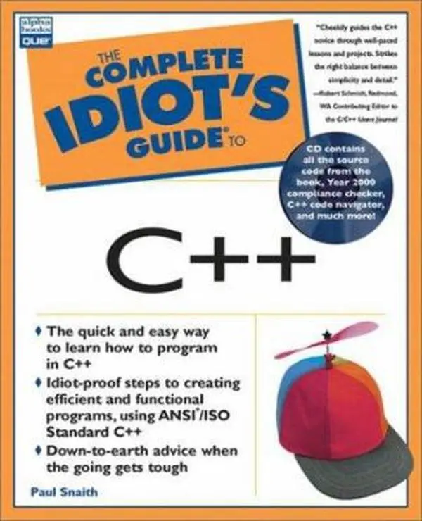 USED-Complete Idiot's Guide to C++ by Paul Snaith (Paperback)