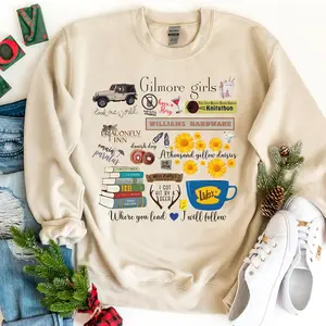 Gilmore Girls Crewneck Sweatshirt, Stars Hollow Shirt, Gift Idea, Fall Crew, Founded 1779
