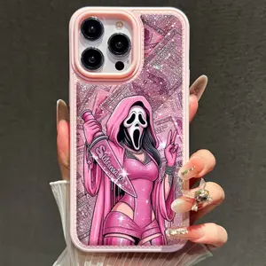 Skull Air Cushion Phone Case for iPhone 15 Pro Max, Protective Anti-Drop Full Coverage, Compatible with iPhone 17 16 11 13 Pro 12 XR
