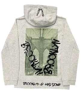 Brooklyn Up and Down Grey Tech Suit with hood
