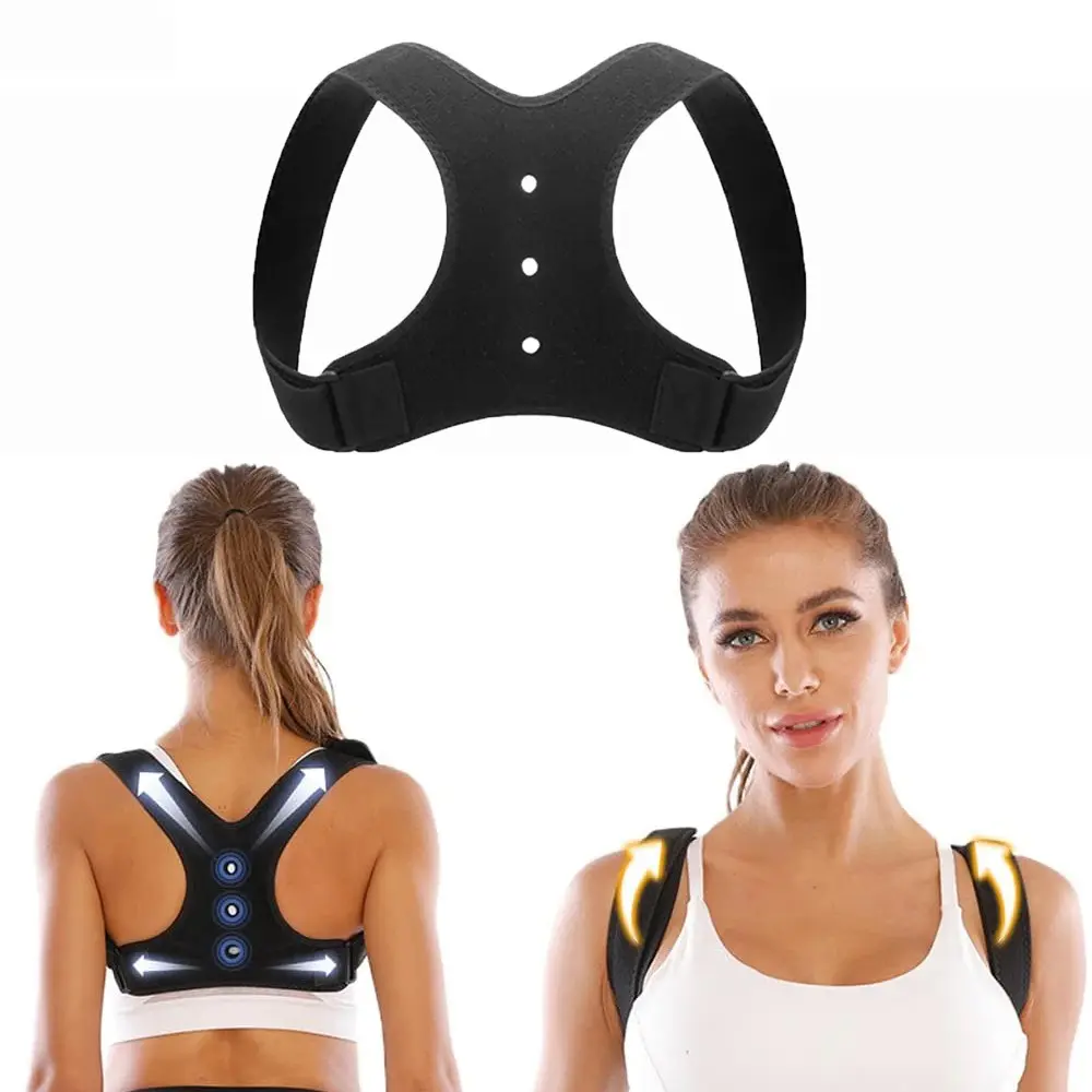 Breathable Upper Back Posture Corrector, Adjustable Support Brace, Ergonomic Back Saver for Everyday Wear, Office & Home Use, Comfortable and Durable Design, Back Posture Strap