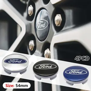 Car Wheel HUB Cap Cover Kit, Fits Ford Focus Fiesta Ka Kuga Models, Durable Automotive Accessory, Easy Installation Design, Car Parts