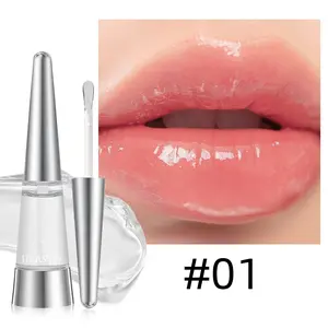 Huasurv Plump Full Lip Oil, Lip Plumping Oil, Moisturizing Non-Sticky Glossy Finish, Slight Heating Effect, Easy to Use, Hydrating Lip Balm, Hs5069-01