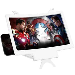 14 Inch Curved Screen Magnifier 3D HD Desktop Lazy Stand Universal Phone Holder Creative Phone Screen Amplifier Accessory