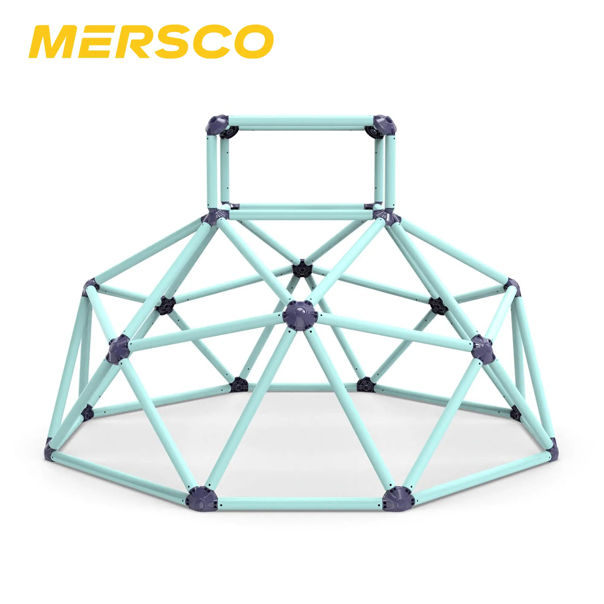 Mersco 6FT Kids Climbing Dome - Sturdy Galvanized Steel Geometric Jungle Gym, Indoor & Outdoor Play Equipment for Boys & Girls, Ideal Birthday/Children's Day Gift, Outdoor Kids Stuff, Kids Outdoor Play