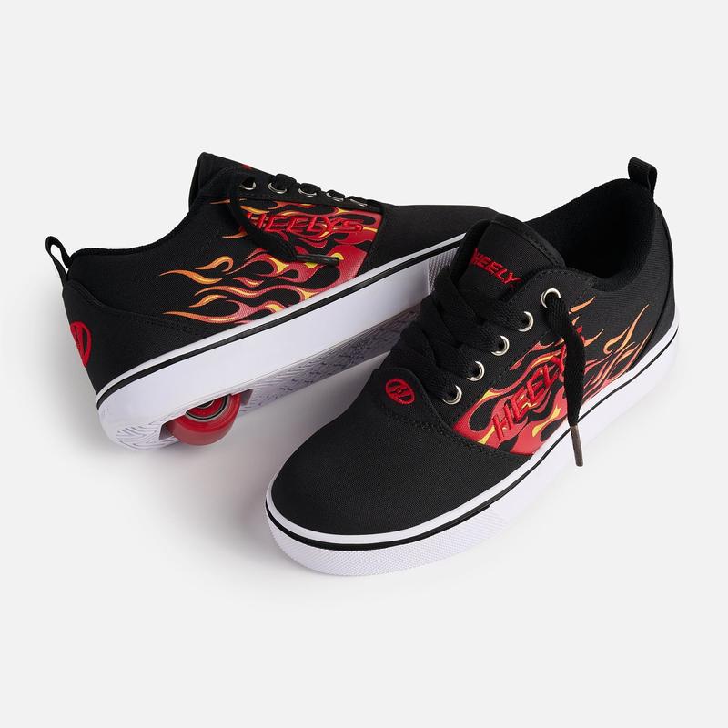 Heelys Shoes with Wheels  Pro 20 Prints with Flames