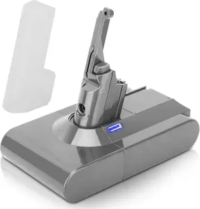 8000mAh 21.6 Volt V8 Replacement for V8 Battery 21.6V 8.0Ah Lithium-ion Compatible with V8 Battery Absolute Animal Motorhead Fluffy Carbon Fiber Vacuum SV10 Vacuum Power Battery Tools (Sliver)