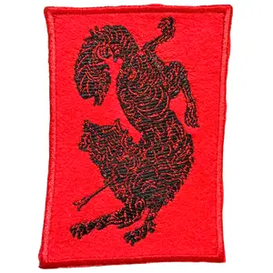 thorns and roses wolf cover patch