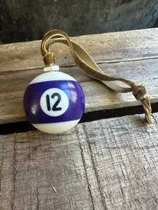 Ornament: Mini Pool Ball 12