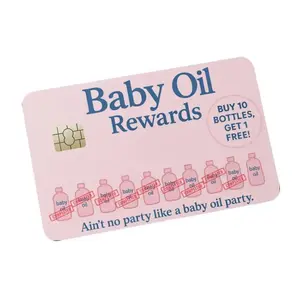 Baby Oil Rewards Card vinyl credit card skin cover for debit or credit cards