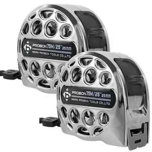 2026 25FT Stainless Steel Measuring Tape, Precision Scale Tape Measure, Portable Retractable Measure Ruler for Household Agricultural Industrial Woodworking, Measuring Tool, Work Equipment for Men