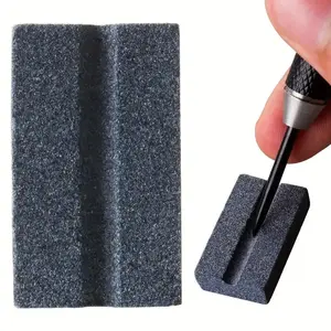 V-Shape Groove Dart Sharpening Stone, Durable, Robust, Available in 1/3/5 Pieces, Essential Dart Accessories for Precision Performance