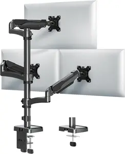 MOUNTUP 13"-32" Triple Monitor Arm Holds 4.4-17.6lbs per Arm, MU6013A