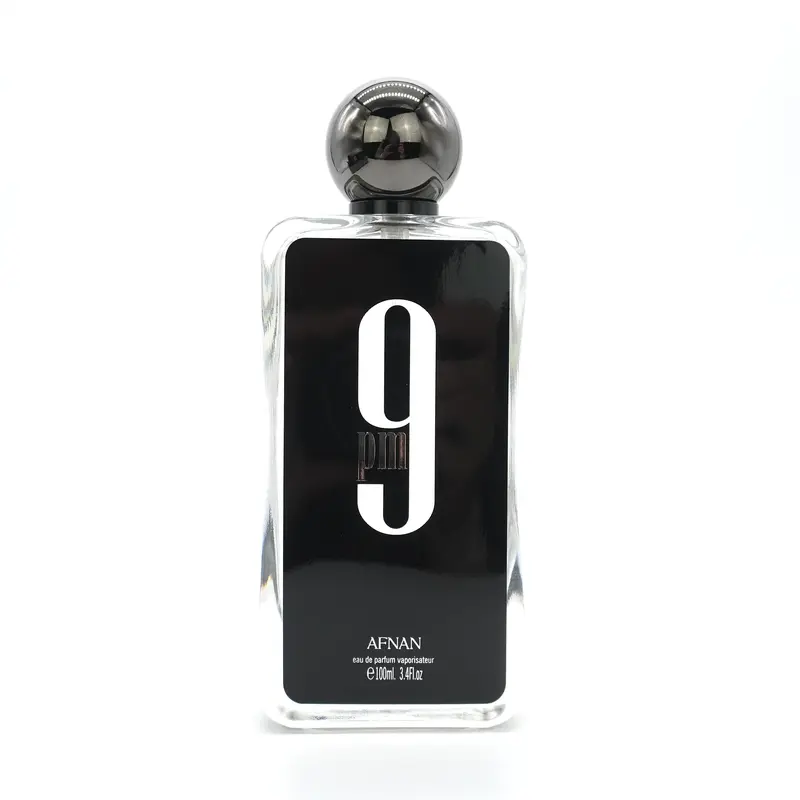 Afnan 9pm Eau de Parfum for Men, 100ml EDP, Aromatic Fruity-Citrus Spicy Fragrance with Amber Warmth-Vanilla & Bergamot Mix, Single Beauty & Personal Care Item