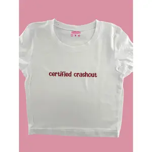 Certified Crashout Embroidered Tank Top or Baby Tee