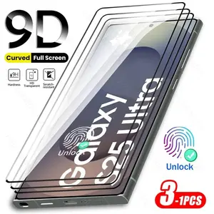 3-1Pcs 9H Tempered Glass Case For Samsung Galaxy S 25 26 S25 S26 Ultra S25Ultra S25+ 5G Unlock Screen Protectors On SamsungS25