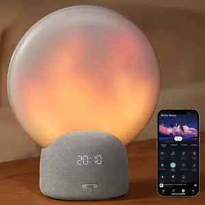 UZZ Ambience Light Stress Relief Bluetooth Speaker Audio Smartphone Compatible with Sleep Relaxation Functions, Suitable for Reading, Study Rooms, Travel, Home, and Bedroom Use