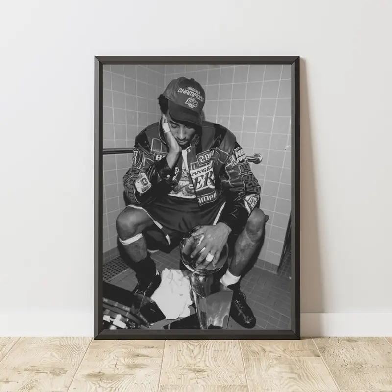 Kobe Bryant Poster, Kobe Bryant Wall Art , Product without frame