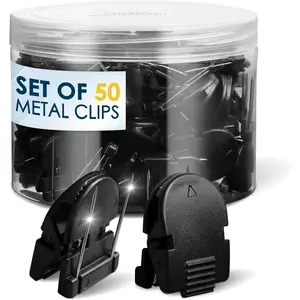 50 Pcs Cubicle Clips for Fabric Panels – Strong Hold Office Partition Hooks for Notes, Photos – Workspace Organization Accessories