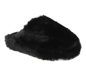 MIA Faux Fur Mule Slippers - Sled