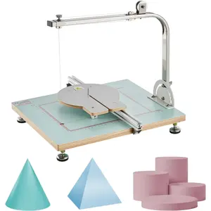 TikTokShopBlackFridayVEVOR Hot Wire Foam Cutter, 58W Electric Styrofoam Cutter with Variable Temperature Control, Portable Tabletop Cutting Tool with 10.24" Max. Cutting Thickness for Foam, KT Board, Low-Density Sponge