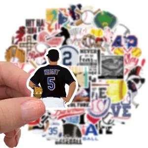 Exclusive 50 PICS Baseball Theme / Sport / High-Quality  Waterproof Stickers for Guitars, Laptops, Gifts, Rooms, Vehicles and more