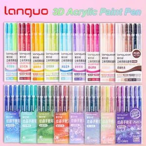 72/54 color glitter gel pen, color glitter gel pen, suitable for adult coloring books, painting graffiti, and can also be used for DIY birthday cards, Art Marker Pen