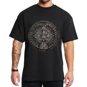 Chicano Clothing, Mexican Clothes, Lowrider Clothes, Azt 12 Oversized Graphic Tee Medium Heavy Sweatshirt Hoodie for Men & Women Loose Fit Crewneck Long Sleeve Casual Unisex