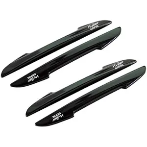 2PCS Car Door Edge Guards – Black Trim Protectors Prevent Scratches & Dents, Easy Install for Cars, SUVs & Trucks