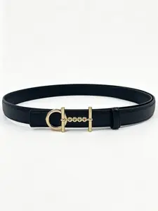 Women's Casual Letter Pattern Belt, All Seasons Fashion Accessory, Stylish Waistband for Everyday Wear, Comfortable and Versatile Design