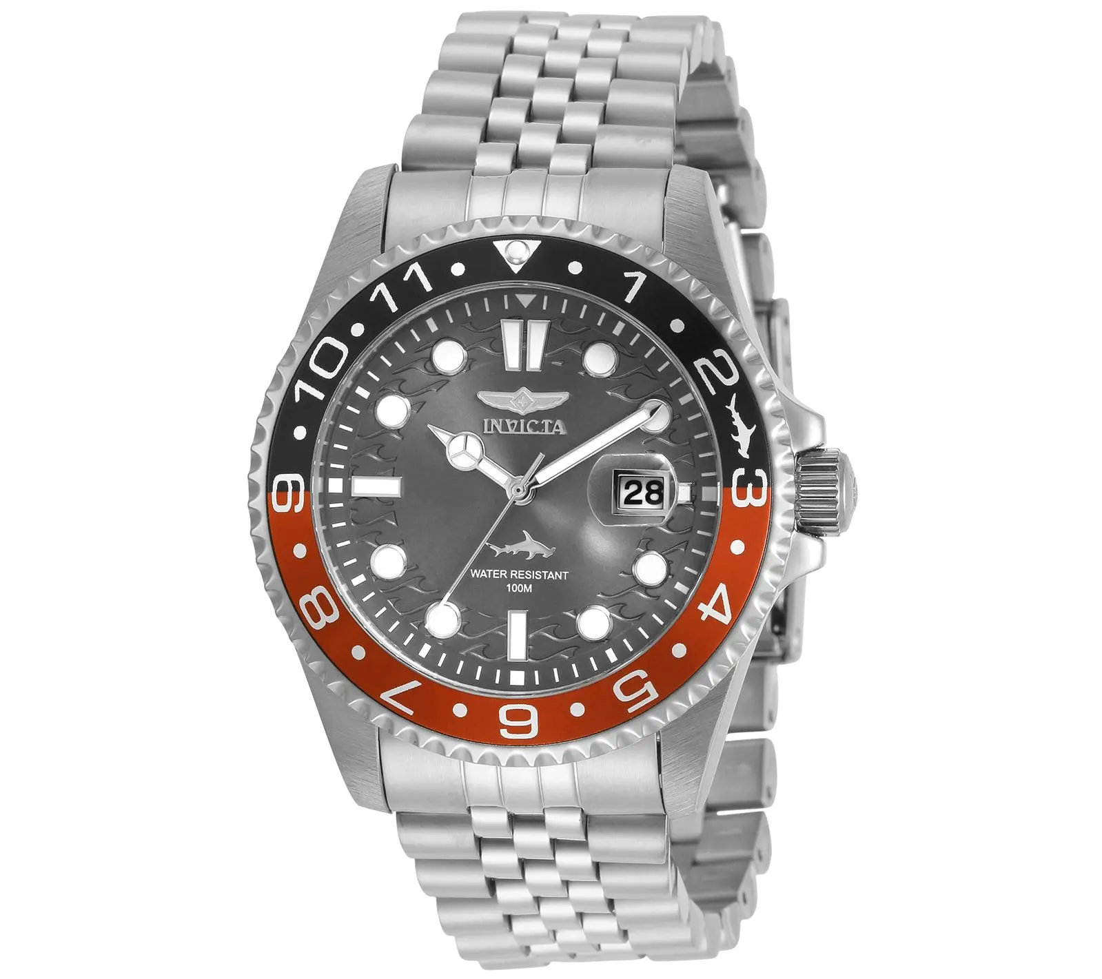 Invicta Men's Pro Diver Stainless Steel Grey Dial Watch