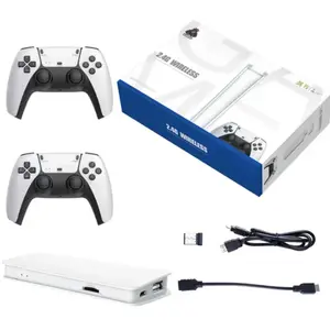 M15 Pius Vintage Game Controller Set Classic Video Gaming Joystick with 4K HDMI 23 Emulators Over 20000 Games Plug & Play TV Console Dual Wireless Controllers