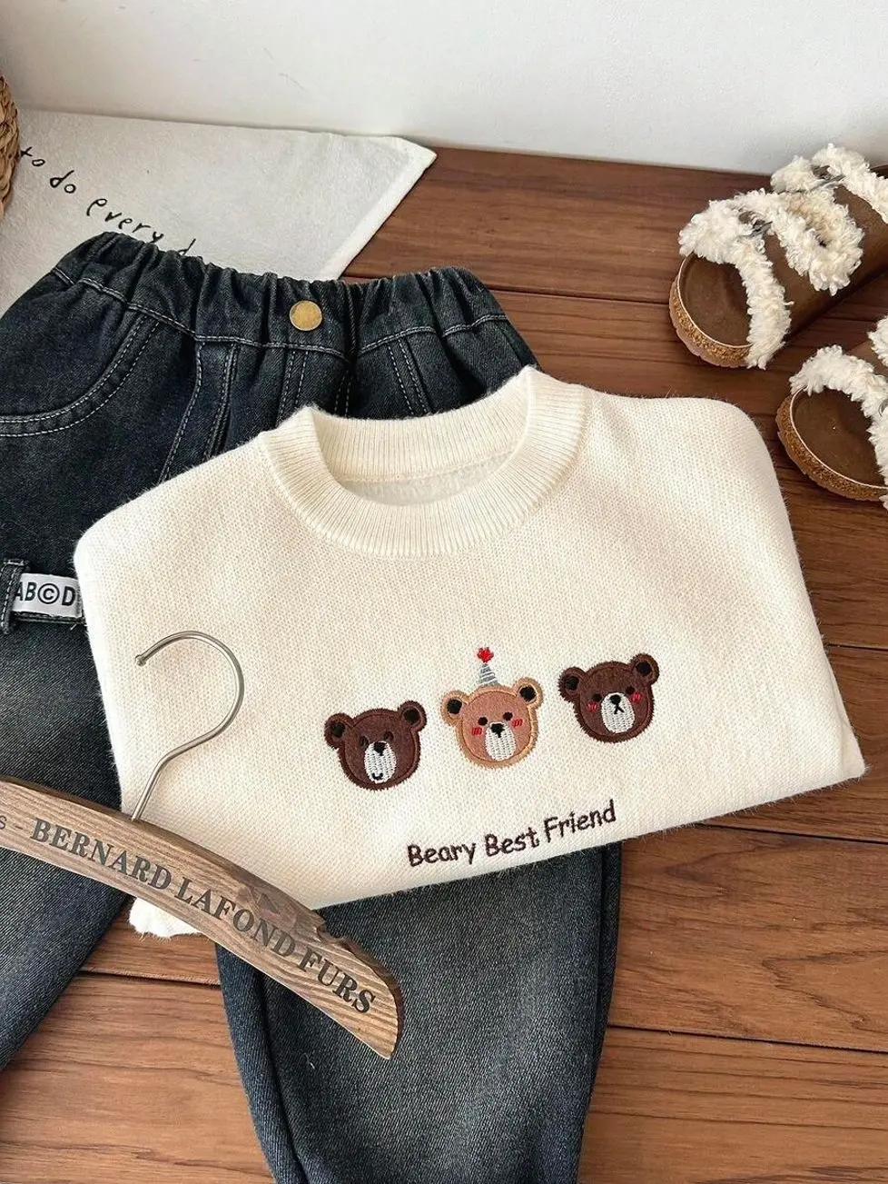 Kids clothing boys - Boys Fleece Pullover Sweater, Soft Thermal Animal Embroidery Sweatshirt for School kids stuff boys clothing cute clothes set kid stuff for boys boy gifts