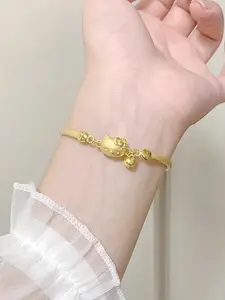 Kitty Bell Charm Bracelet, Cute Luxury Design, Trendy Jewelry, Perfect Birthday Gift for Girlfriend, Best Friend, Women