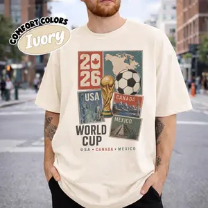 2026 Soccer Cup Shirt, Soccer World Tournament Shirt, International Game Day Tees, Usa Canada Mexico Football Sweatshirt, Sports Fan Gift