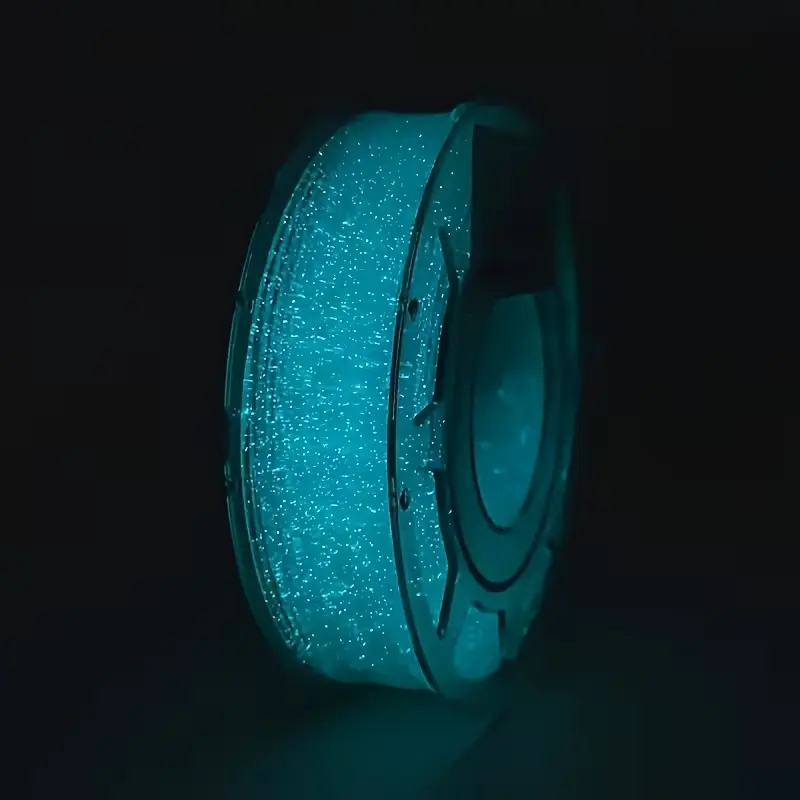 Glow in the Dark PLA 3D Printer Filament, 200g Green & Blue Luminous FDM-Compatible 3D Printing Supplies, Bubble-Free, Low Shrinkage, Smooth Printing, Multi-Color Effect, for Beginners, Experienced Makers, Schools, Artistic Projects, Decorations