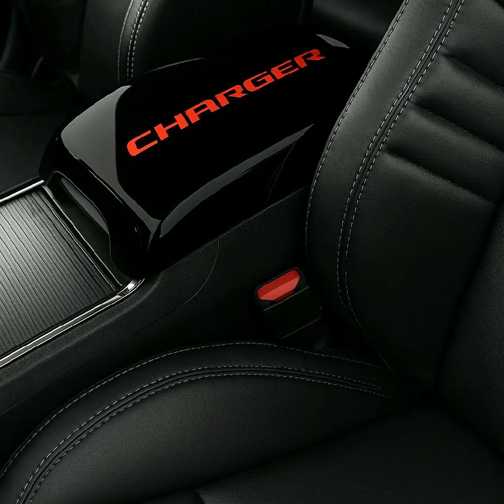 Dodge Charger LED Armrest Cover 2011-2021 Custom Handmade Illuminated Upgrade for Interior Protection & Sleek Look Easy USB Plug-in Installation Boujee Car Accessories Vehicle