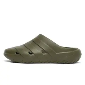 adidas Adicane Clogs "Olive Strata" - Men's Slipper Shoes Leather Slippers