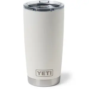 YETI Rambler 20 oz Stainless Steel Vacuum Insulated Tumbler wMagSlider Lid, White