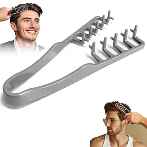 Upgrade Padded Wide-Tooth Comb, Men's Full Texture Comb, Maximum Root Lift Tool, Abs Plastic Non-Slip, Suitable for Bangs and Parting, Hair Styling Combs, Hair Styling Tools