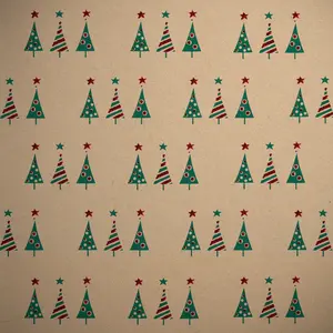 Christmas Trees Wrapping Paper