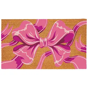 Evergreen 30"x18" Bright Bow Coir Doormat