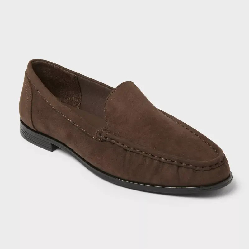 Women’s James Rouched Loafers with Memory Foam Insole – A
