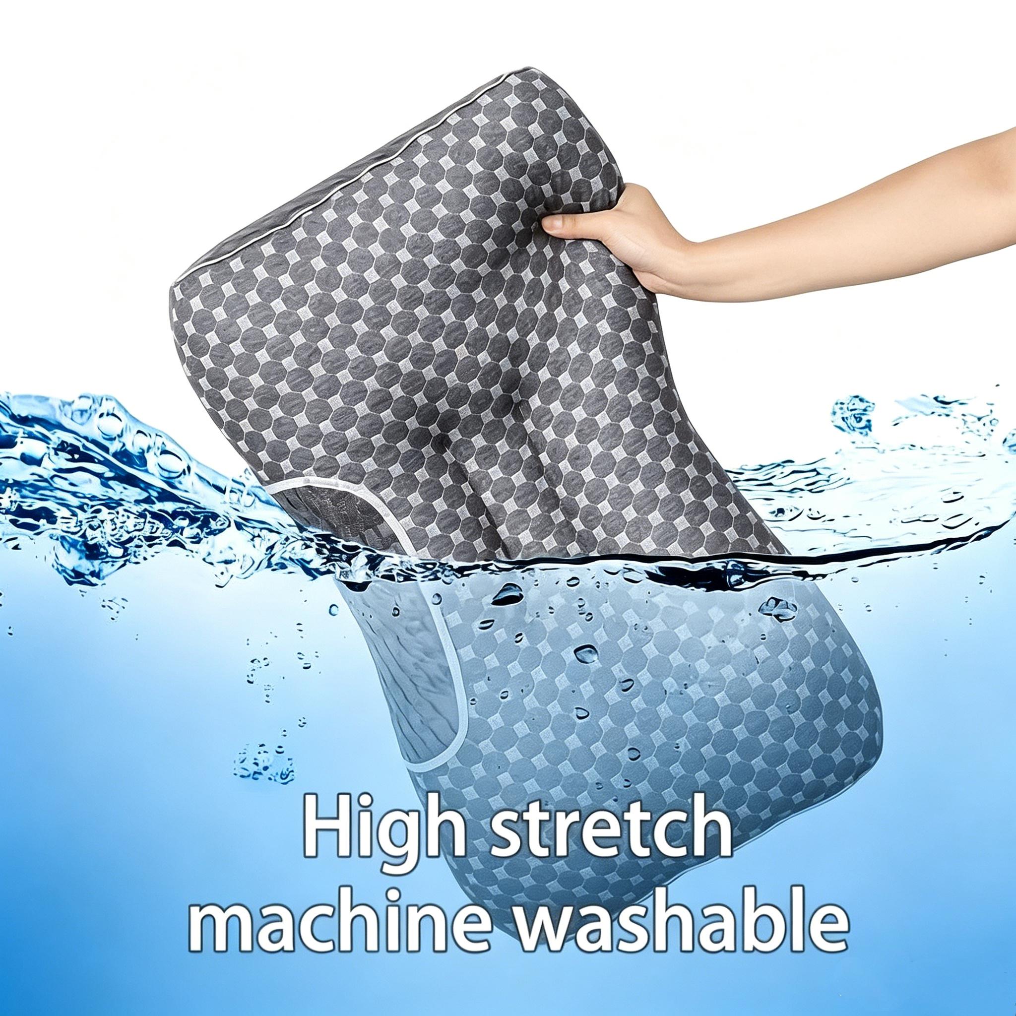 1-Piece High-Quality All-Season Neck Support Pillow Core, Machine Washable, Breathable, Soft Pillows, Ideal for Side Sleepers & Back Sleepers