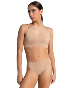 Seamless Clear Back Bra