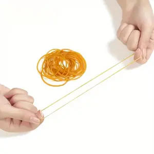 Strong Elasticity Multi-Purpose Stationery Rubber Bands, 300 Pieces Diameter 38mm Natural Rubber, Durable for Office School Home Use
