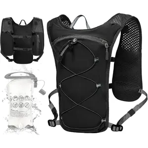 Running Vest for Women Men Lightweight Hydration Backpack Pack with 1.5L Water Bladder Bag Hydro Daypack for Hiking,Trail,Skiing,Camping,Cycling,Race,Marathon