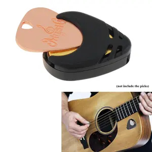 5 Plastic Guitar Pick Holders, Fits Wood Guitars/bass/ukulele, Convenient Storage, Durable & Easy to Use Musical Accessory