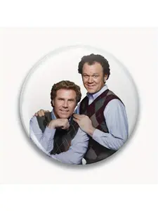 1Pc DIY Craft Buckle - 44mm (1.73 ") step brothers Clip in Pin for bags, jackets and gifts, holiday gifts, party gifts